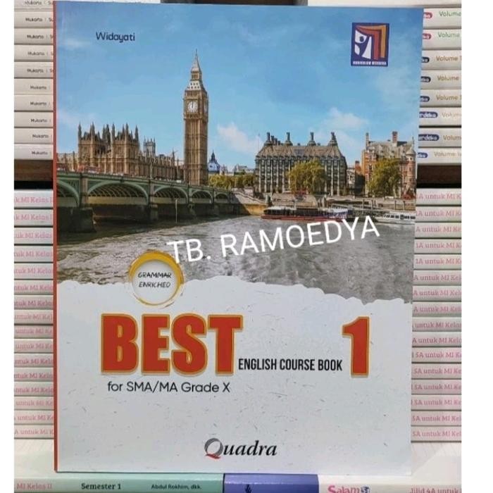 

SALE BUKU BAHASA INGGRIS SMA/MA KELAS X KURIKULUM MERDEKA QUADRA READY