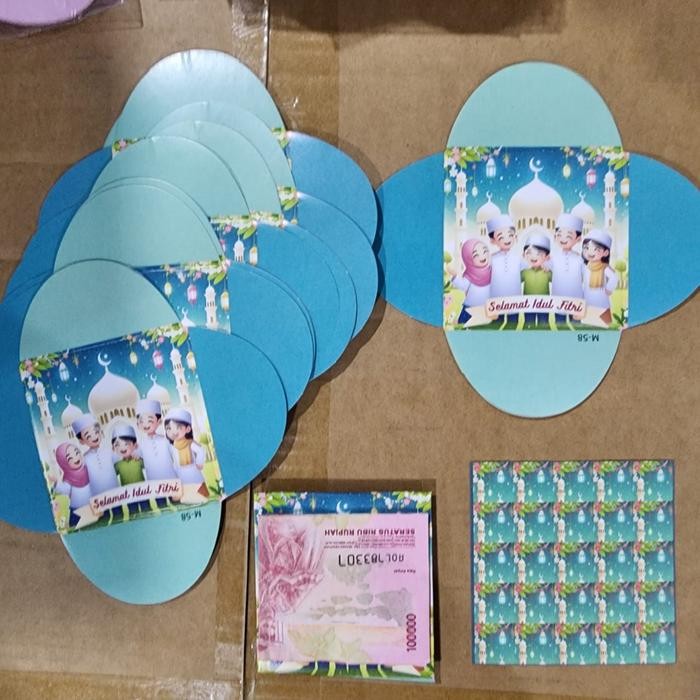 

langsung order saja] TERBARU Angpao Lebaran Segi Karakter Isi 25 Angpao Selamat Hati Raya Idul Fitri