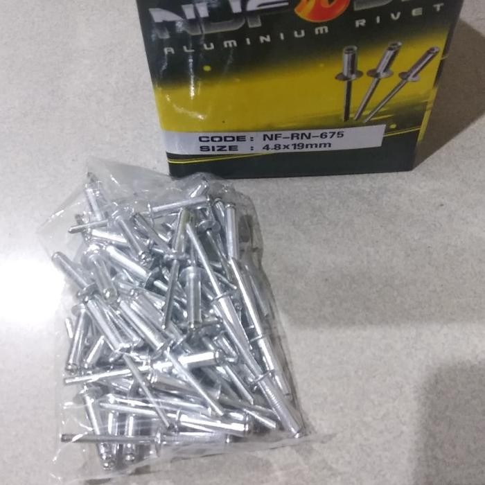 ((((()paling dicari] PAKU RIVET 675 ECER - PAKU RIVET TIPE 675 - BLIND RIVET 4 .8 X 19MM