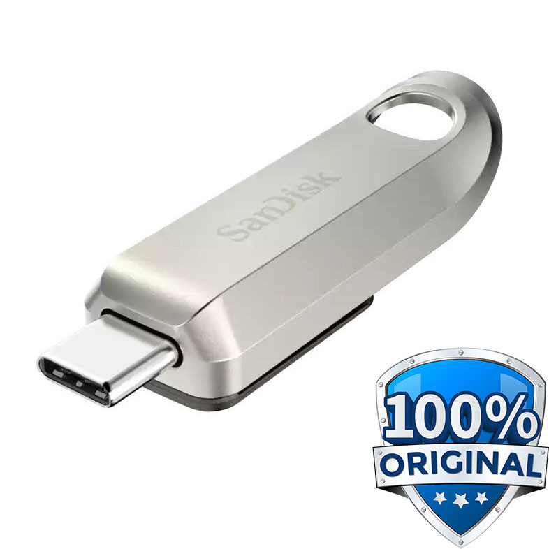 SANDISK Ultra Luxe Flashdisk USB Type C 3.2 Gen 1 64GB-1TB SDCZ75 Universal Murah High Quality