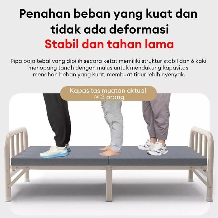 Dipan Tempat Tidur Dipan 90x200 Single Ranjang Lipat Dipan 120x200 Dipan Lipat Ranjang Besi Kasur