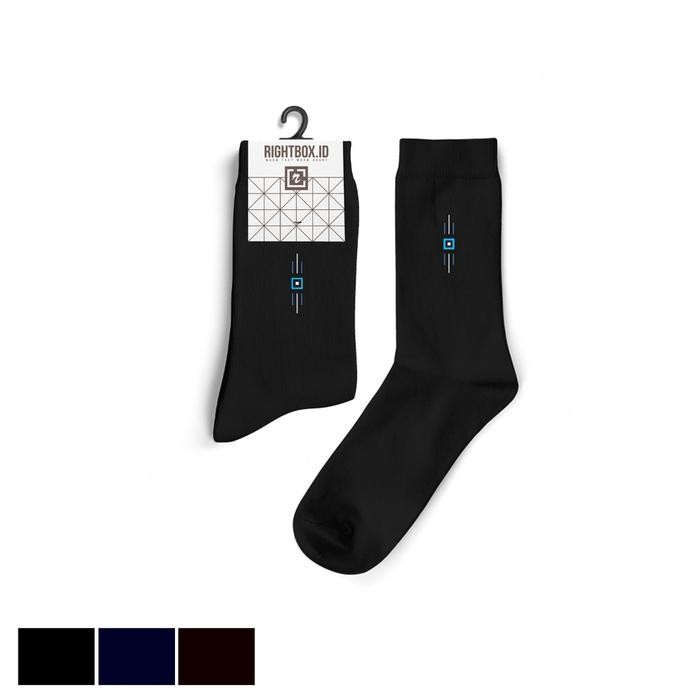 HARGA SPESIAL RIGHTBOX, PAKET 3 PASANG KAOS KAKI KANTOR RIGHTBOX, MOTIF MINIMALIS, ALLSIZE DEWASA
