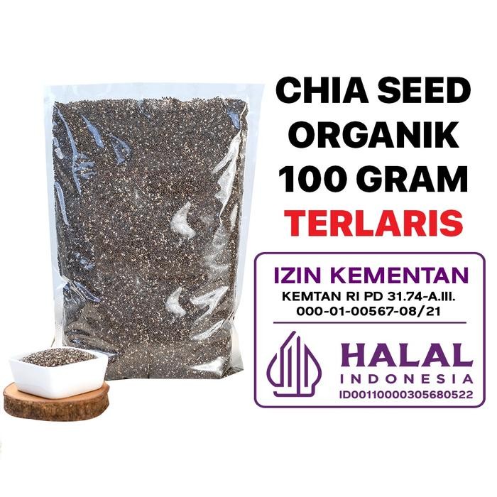 

JTTOP" ORGANIC CHIA SEED 100 GRAM / ORGANIK ALAMI