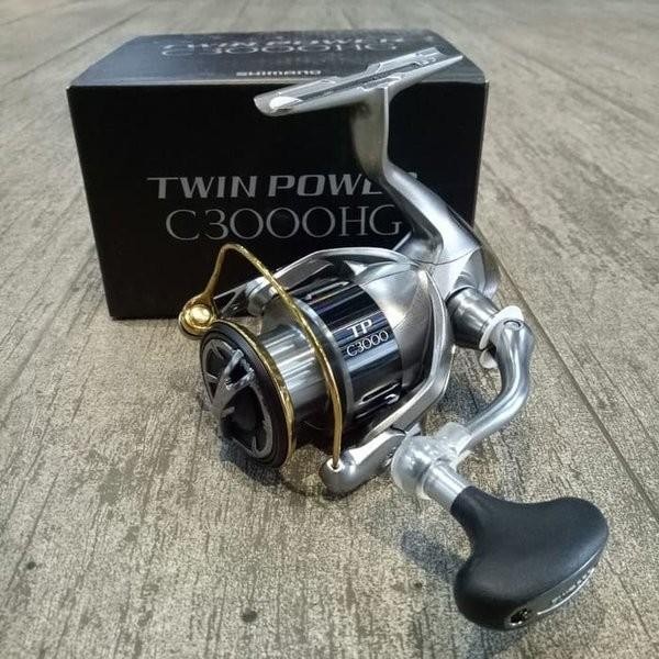 Terbaru Gulungan Rill Rel Rell Shimano Twin Power 15 C 3000 Hg Katrol Pancing