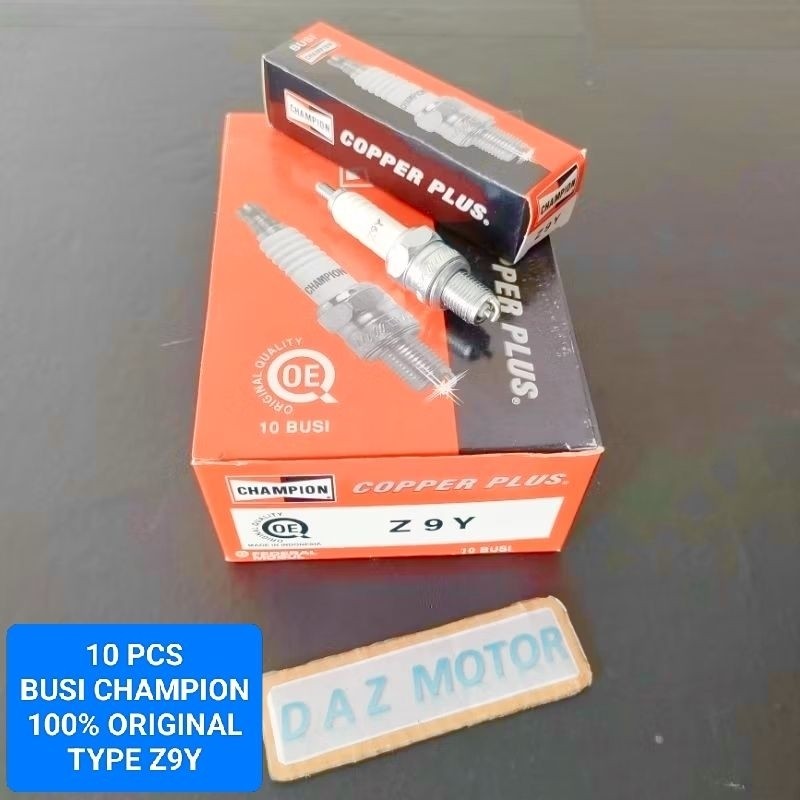 BUSI CHAMPION 100% ORIGINAL 10 PCS/KOTAK GRAND SUPRA X SUPRA FIT LAMA NEW REVO LAMA NEW ABSOLUTE MIO