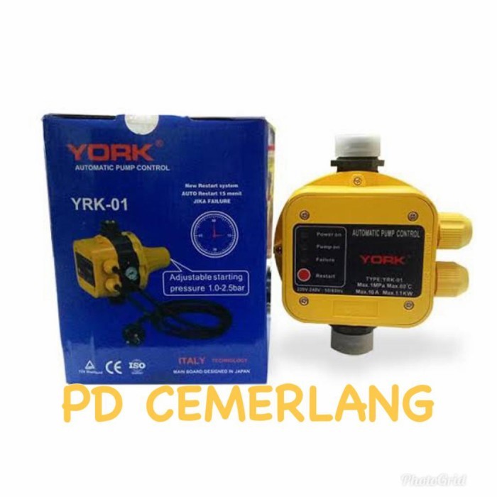 Termurah Otomatis Digital York 01 Otomatis Pompa Booster Pendorong York