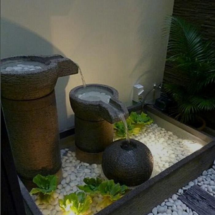 Terbaru Air Mancur Taman Batu Cetak Tiang 3