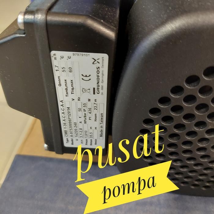 Gercep Pompa Booster Grundfos Cmb 1-36/Pompa Pendorong Grundfos Cmb 1-36 Pm 1