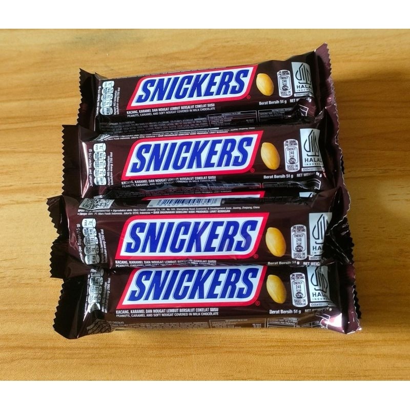 

Omahjajanan Snickers Chocolate 1 Box (Isi 24 Pcs) /Snickers Cokelat