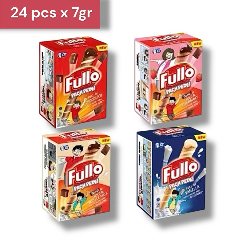 

Restokobar Fullo Wafer Roll Box Isi 24 Pcs X 7Gr