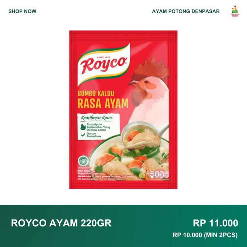 

Omahjajanan Royco Ayam 220Gr