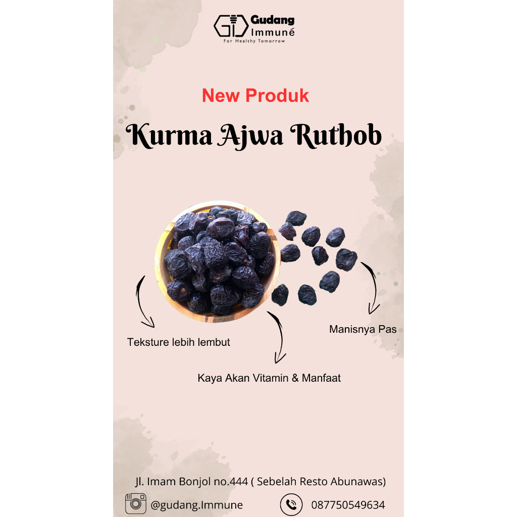

Restokobar Kurma Ajwa Ruthob , Kurma Nabi , Kurma Ajwa Premium , Kurma Ajwa Luxury
