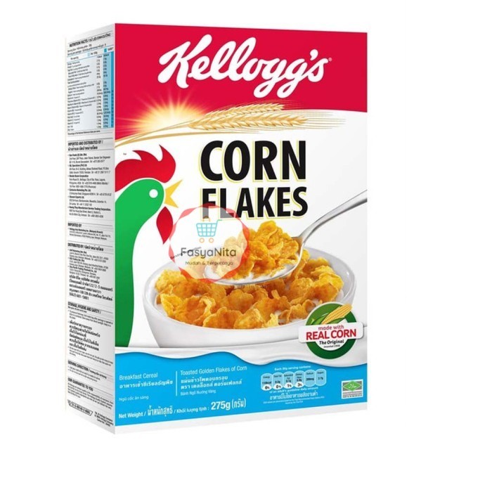 

Restokobar Corn Flakes Kelloggs 275 Gr Sereal Jagung Kellogg'S Kelog - Fasyanita Mart Denpasar