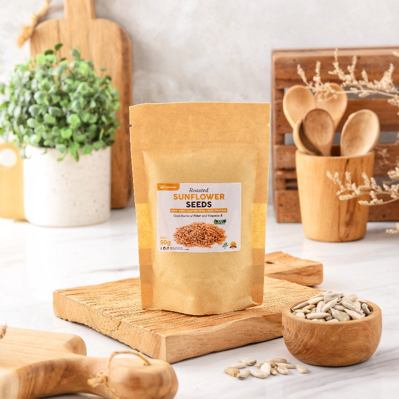 

Eumsig Organic Roasted Sunflower Seed Seeds / Biji Bunga Matahari Organik Panggang Siap Makan