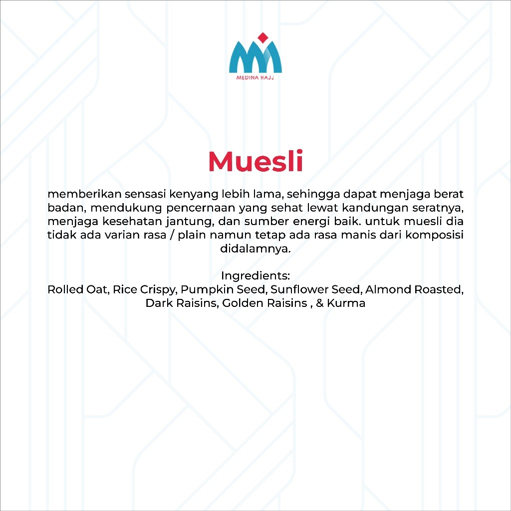 

Sega Tungtung [Paket Komplit Healthy] Muesli Safiya 500Gr + Trail Mix Safiya 250Gr + Granola 250Gr