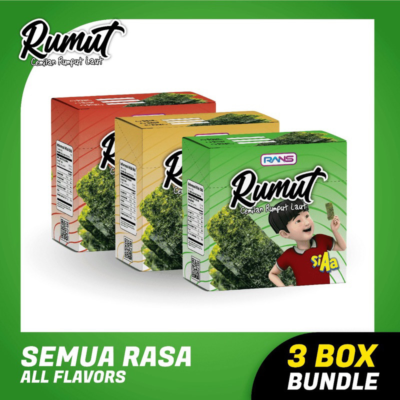 

Eumsig Rumut Goreng 4Gr - Bundling 3 Rasa ( Ayam, Sapi & Pedas )