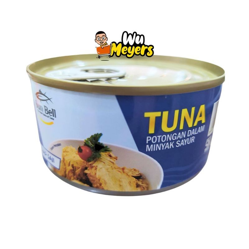 

Sega Tungtung Sun Bell Tuna Chunk In Vegetable Oil 185Gr / Ikan Tuna Kemasan Kaleng Minyak Sayur /