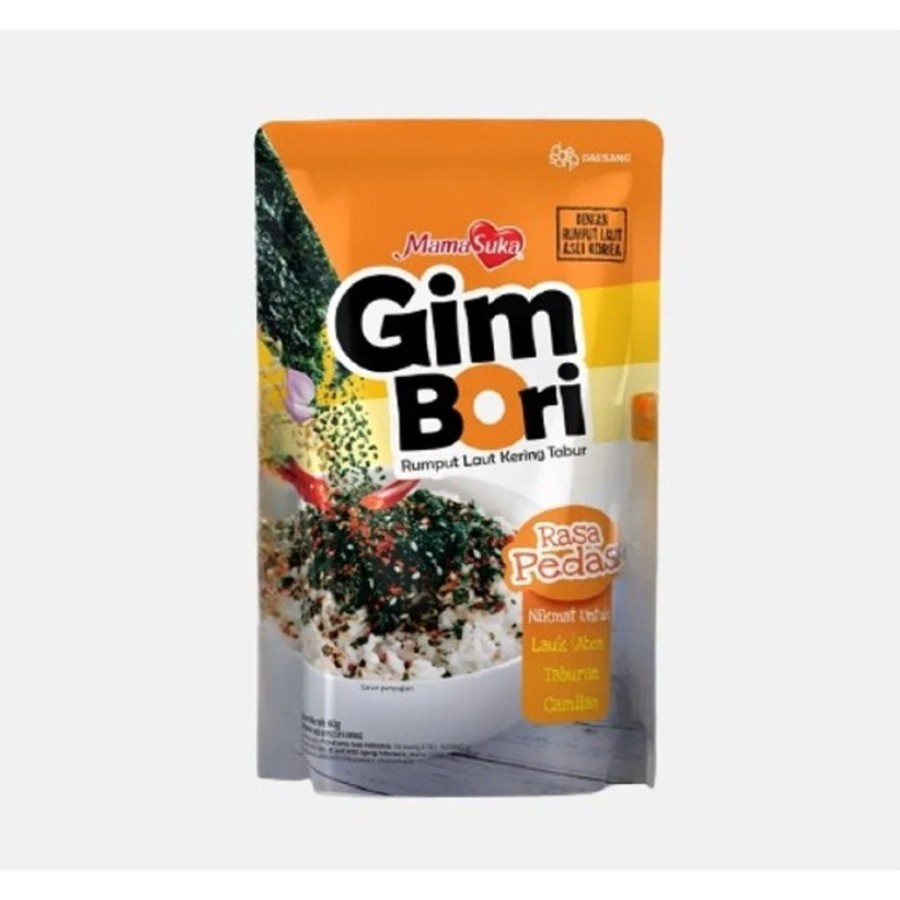 

Eumsig Bon Nori Mamasuka Rumput Laut Kering Tabur Gim Bori Rumput Laut Kering Nori Pouch 60 Gram