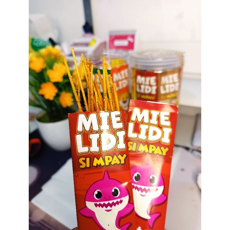 

Eumsig [Paket Usaha 120 Pcs] 1 Bal Mie Lidi Isi 10 Pack/ 120 Pcs Mix 6 Varian Rasa Ide Usaha Cemilan