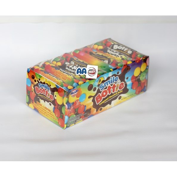 

Eumsig Coklat Compund Butiran Warna Warni Smile Bottle Box Isi 24Pc X10Gr