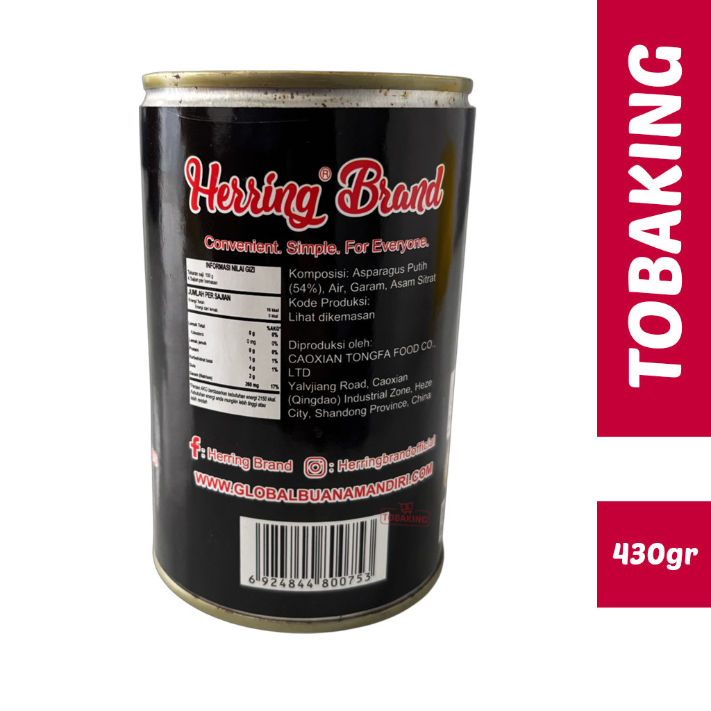 

Sega Tungtung Asparagus Cut Herring 430G Halal