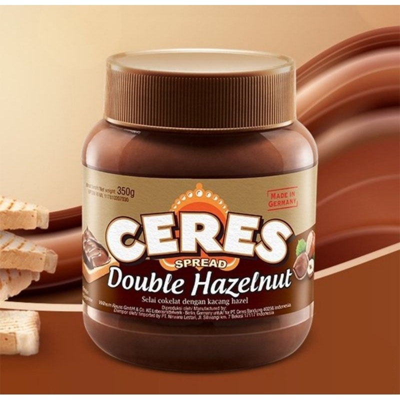 

Sega Tungtung Ceres Spread Selai Choco Double Hazelnut 350 G