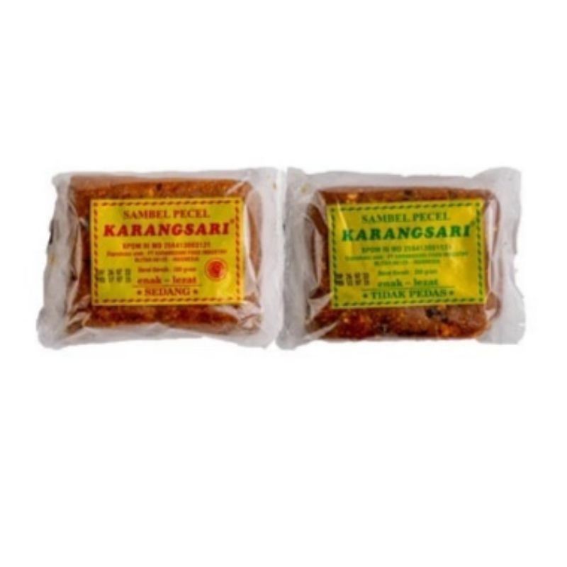 

Sega Tungtung Bumbu Pecel Karangsari 200Gr, Tidak Pedas, Sedang, Pedas