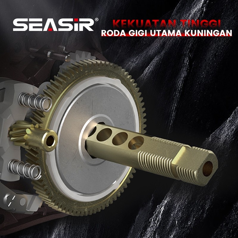 [Ready] RyobiSEASIR Mercury Pro Black Reel BC Reel Pancing Baitcasting Fishing Reel, Drag Clicker,