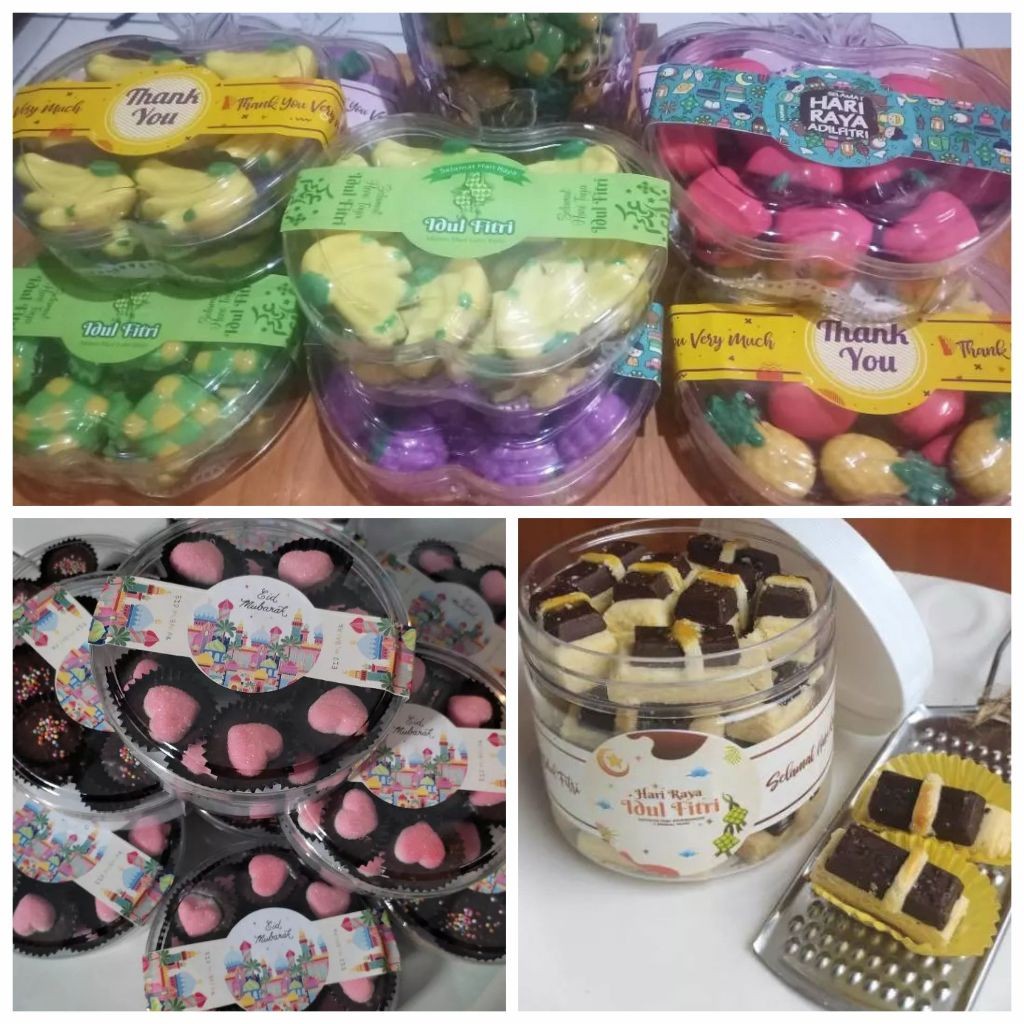 

STIKER TOPLES KUE LEBARAN - STICKER EID MUBARAK - STIKER TOPLES RAMADHAN IDUL FITRI