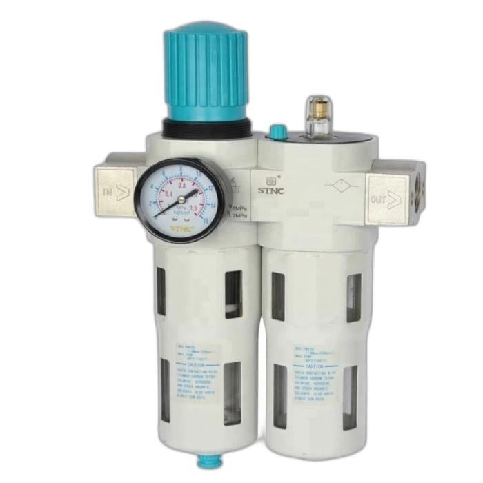 Unik Lfc-08 1/4" Filter Regulator Lubricator Angin 16 Bar Stnc