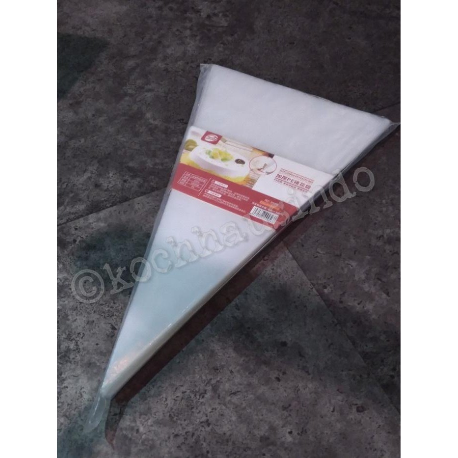 

Bakest Plastic Pastry Bag / Spuit Piping Bag Segitiga 100Pcs