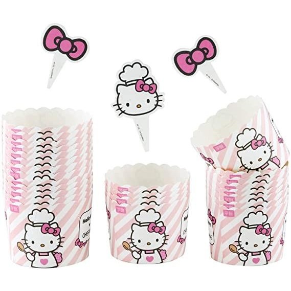 

Chefmade Hello Kitty Paper Baking Cup 7X5.3Cm 25 Pcs Masak/Duduk Manis