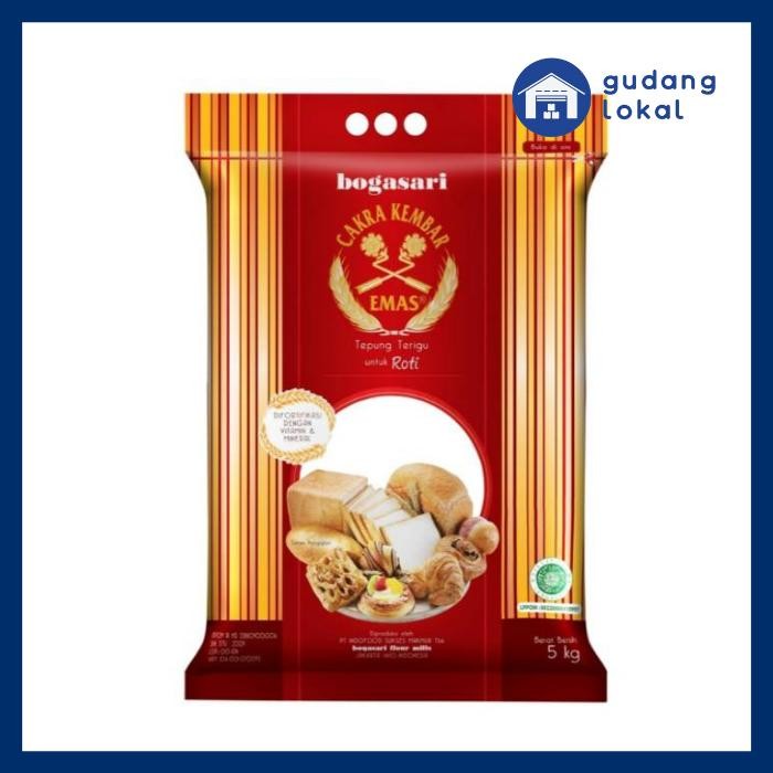

Terlaris Terigu Cakra Kembar Emas Roti 5Kg