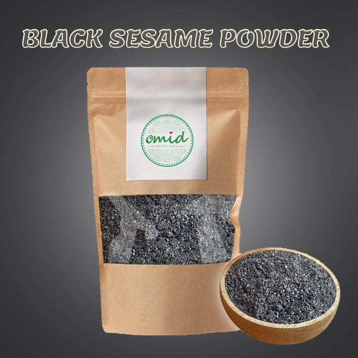 

Terlaris [ 250 Gr ] - Black Sesame Seeds Powder Tepung Biji Wijen