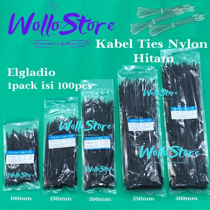 

Kabel Ties Hitam 10cm / 15cm / 20cm / 25cm / 30cm Harga 1Pack 100Pcs Putih Hitam