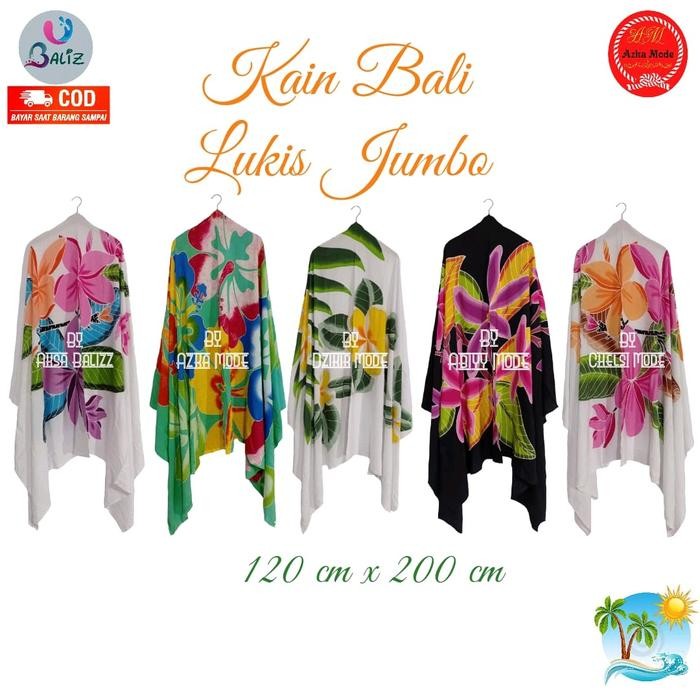 PREMIUM kain bali kain pantai super tebal lukis jumbo grad 1