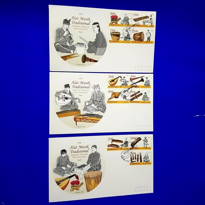 

TERLARIS Prangko MURAH/ISTIMEWA. ALAT MUSIK TRADISIONAL 2013. SHP (set 3 lbr) SALE