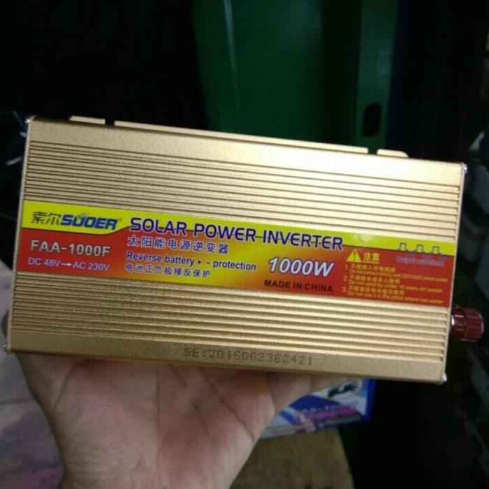 SUOER POWER INVERTER 48V TO 220V INVERTER DAYA 1000W 48V FAA 1000F ORI