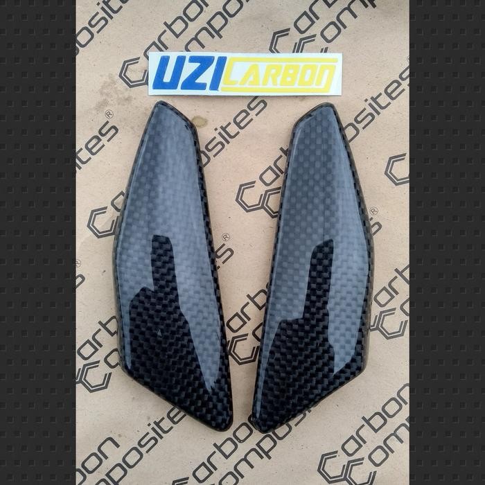 PREMIUM SET COVER STEP OUTER PCX 150 CARBON KEVLAR