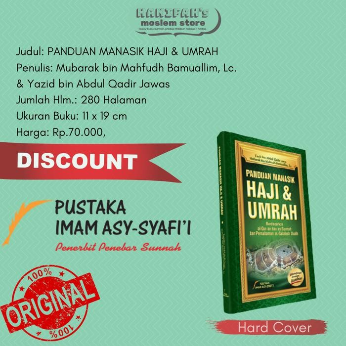 

TERLARIS Panduan Manasik Umroh Buku Panduan Manasik Haji Dan Umrah Yazid Jawas READY STOCK