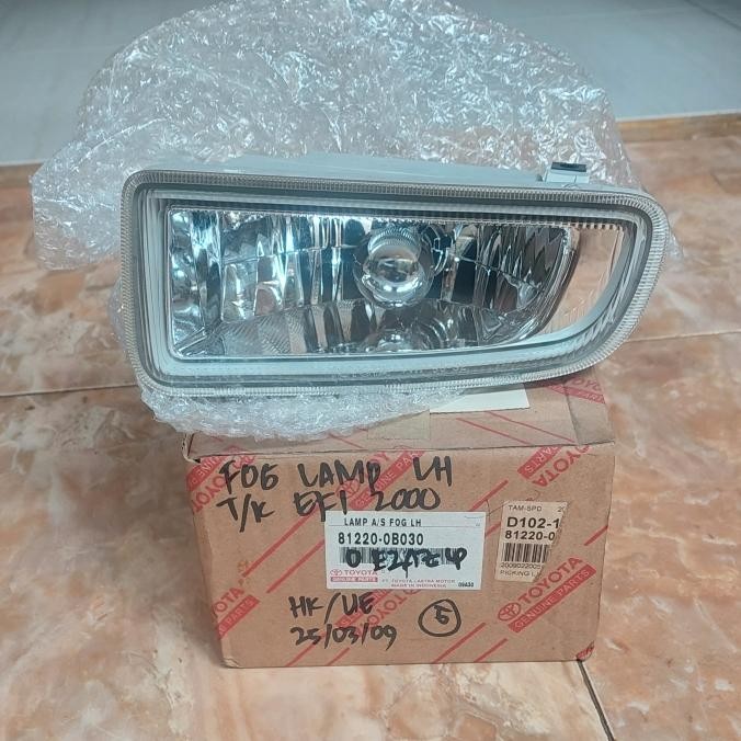 PREMIUM Foglamp Kijang Kapsul EFI 2000-2002 Kiri LH Ori Toyota 81220-0B030