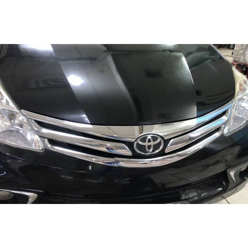 LIS LIST GRILL GRILLE DEPAN BUMPER TOYOTA ALL NEW AVANZA / XENIA 2012 2013 2014 2015 1.3 ATAS TENGAH
