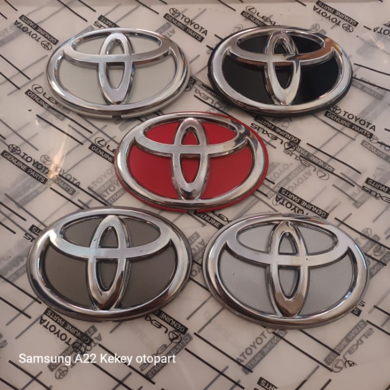 EMBLEM LOGO BELAKANG COVER TUTUP BAN SEREP TOYOTA RUSH KAKI 4 2006-2014 ORIGINAL