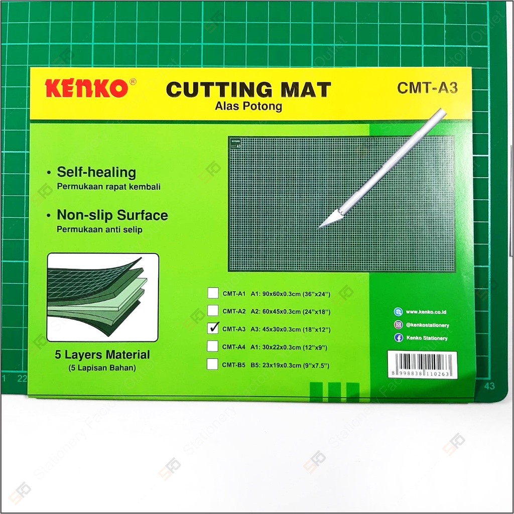 

Cutting Mat Kenko A3 - SFO Semarang Official