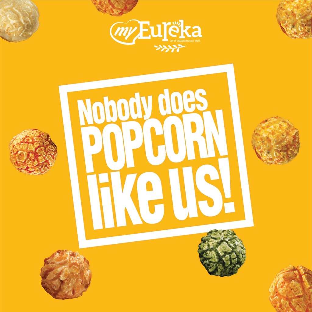 

Eureka Popcorn Tomato Can 70g Snack Cemilan Impor