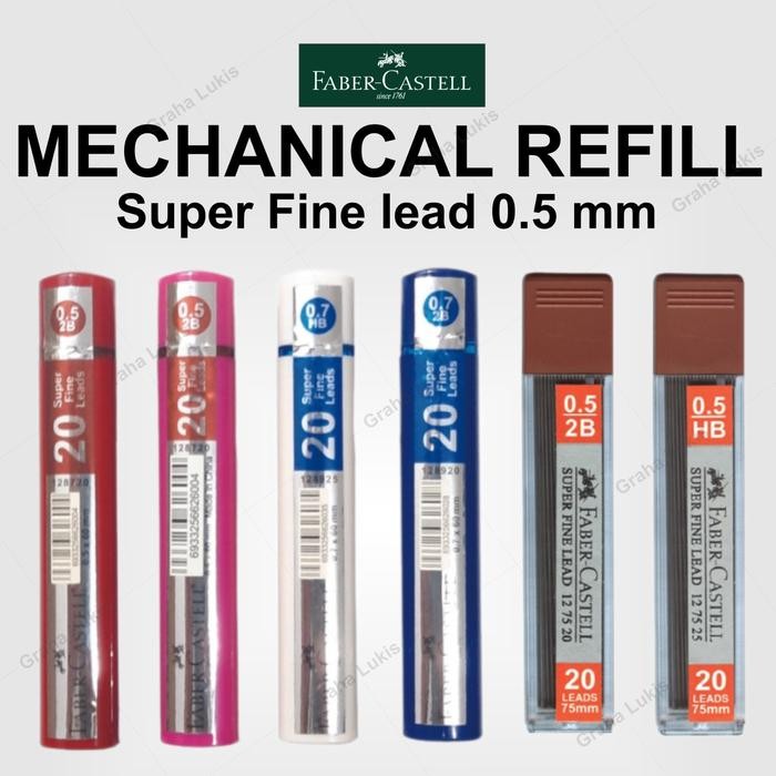 

Ready JT Faber Castell Super Fine Lead 0.5 mm - Isi Pensil Mekanik