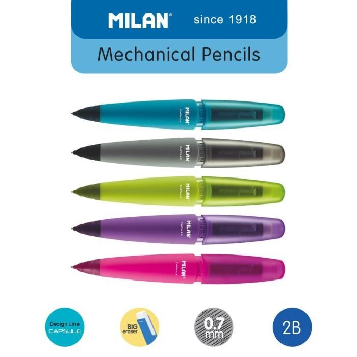 

Ready JT Milan Eraser & Pencil Capsule 2B 0,7mm (1 Pcs) #185079