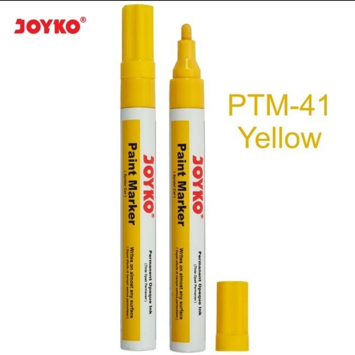 

Ready JT Spidol Ban JOYKO Paint permanent Spidol Kuning pekat