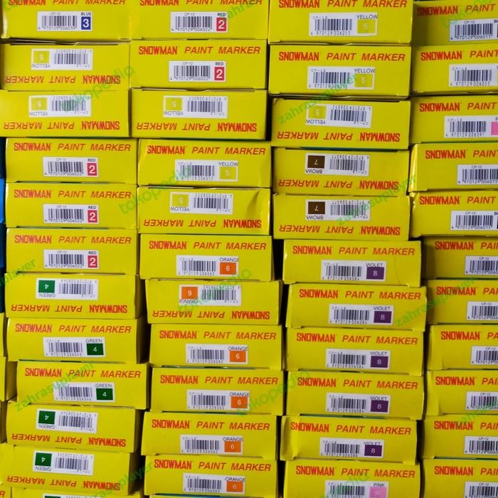 

Ready JT Snowman paint marker white