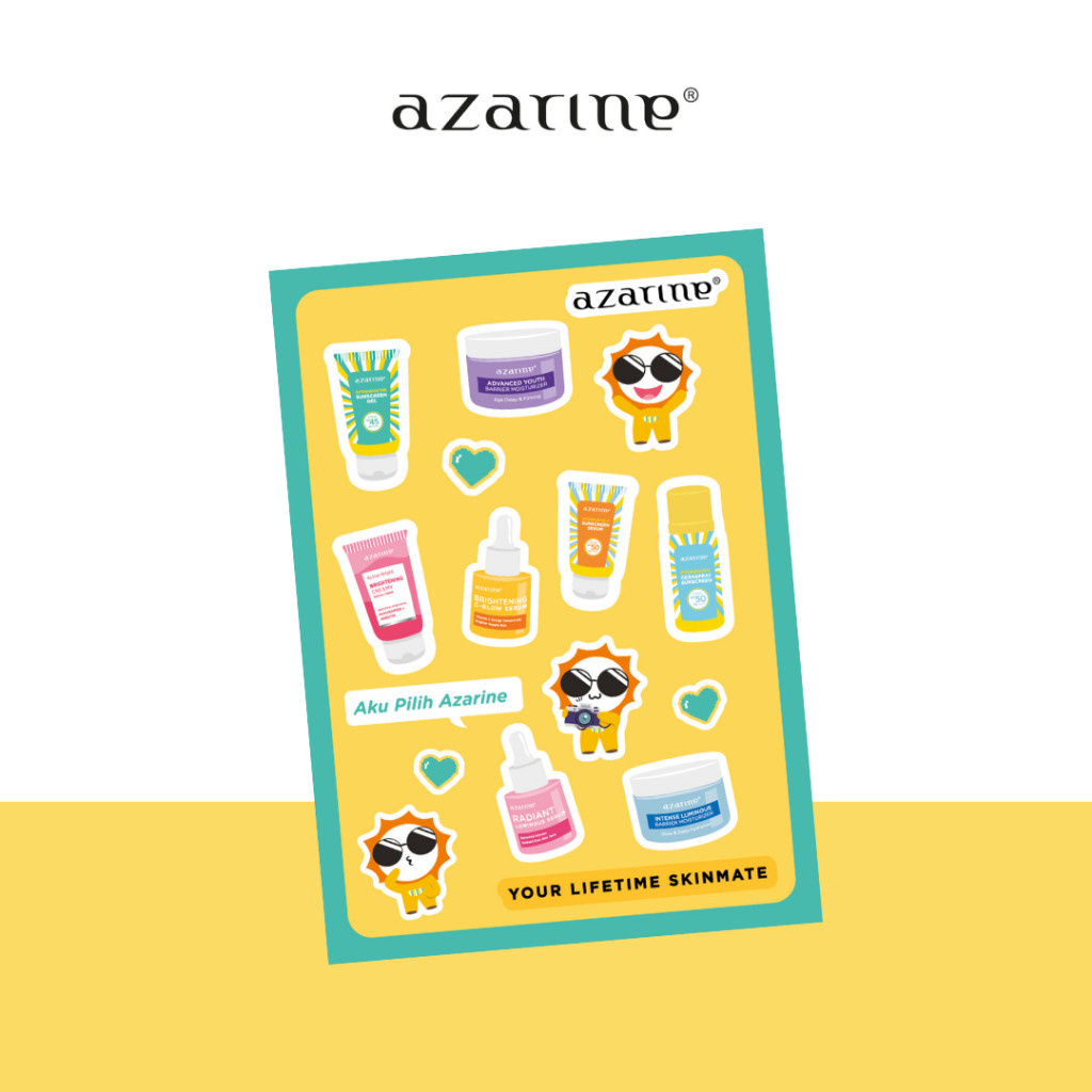 

LINDU [GIFT] Azarine Official Merchandise Stiker Sunnies